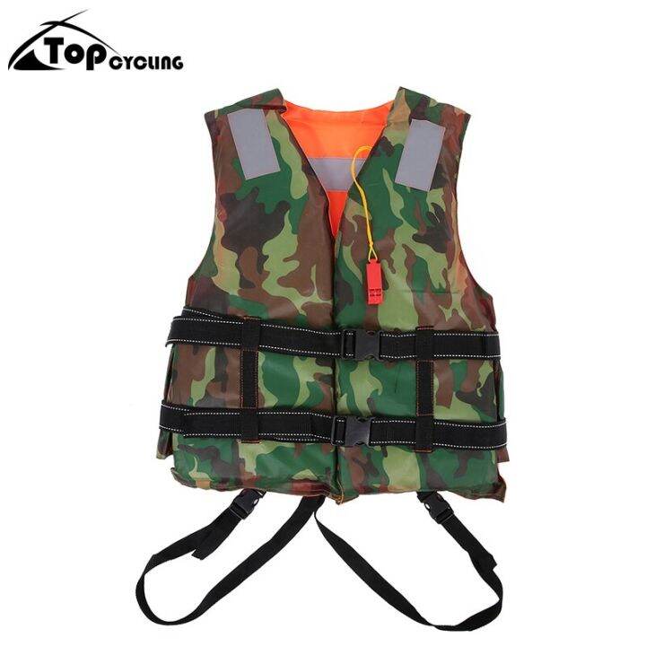Adult Lifesaving Reversible Life Jacket Buoyancy Aid Flotation Device Vest Clothing Swimming