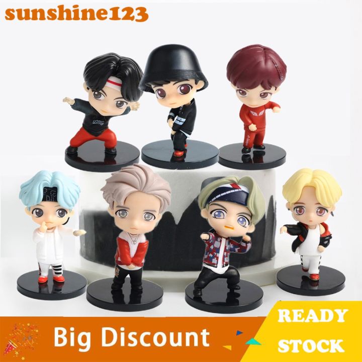 lt-sunshine123-bigsale-gt-ชุดโมเดลตุ๊กตา-bts-ของเล่นสำหรับเด็ก-7-ชิ้น-ชุด