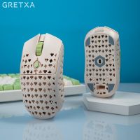 BTL DIY Gretxa Esport FPS สายเมาส์สำหรับเล่นเกมส์แบบไร้สาย69G ธันเดอร์ฉลาม USB น้ำหนักเบาพิเศษสำหรับนักเล่นเกม3370 2.4G 6400 7ปุ่ม