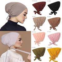 【YF】 New Soft Modal Muslim Turban Hat Inner Hijab Caps  Underscarf Bonnet India Female Headwrap Turbante Mujer