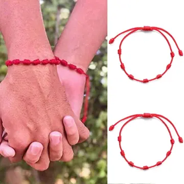 Shop Lover Treasure Braided Red String Bracelet with great discounts and  prices online - Jan 2024