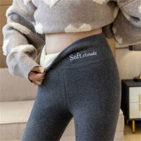 Trousers Leggings Pantalon Ankle-length Lined Warm Hight Casual Womens Thicken Lambwool