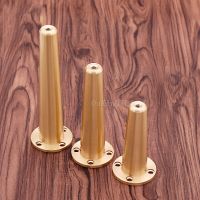 4PCS Height 9CM/12CM/15CM  Cone-Shape Adjustable Furniture Legs Copper Furniture Feet Cabinet Table Sofa Feets GF21 Furniture Protectors Replacement P