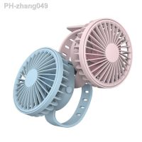 USB Rechargeable Watch Fan Personal Air Cooling 3 Speed Wearable Cooler Sports Running Fan Baby Stroller Outdoor Portable Fans