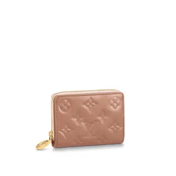 LOUIS VUITTON Pink EPI Woc Portefeuille Twist Silver Chain Wallet