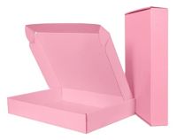 10pcs pink gift box Festival Party 3-layer corrugated box storage display carton supports customized size printing logo