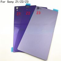 ฝาครอบกระจกนิรภัยด้านหลังใหม่ผ้าคลุมสำหรับเปลี่ยนเคสสำหรับ Sony Xperia Z1 Z3 Z2พร้อมโลโก้ LHG3764อะไหล่ทดแทน