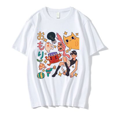 เกม Omori T เสื้อ2022ฤดูร้อนใหม่สบายๆแฟชั่นพิมพ์ Harajuku ฝ้ายสั้นเสื้อแขนสั้นคอสเพลย์ Tee เสื้อขนาดใหญ่