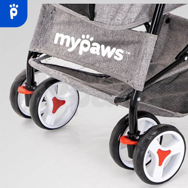 my-paws-รุ่นกว้างพิเศษ-65-cm-รถเข็นสัตว์เลี้ยง-สามารถพับเก็บได้-มีที่วางของด้านล่าง-รถเข็นสุนัข-รถเข็นแมว