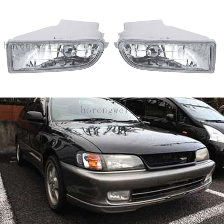 Front Bumper Fog Lights W Bulb for Toyota Corolla AE100 AE101 93-97 ...