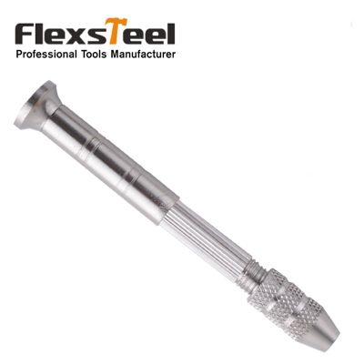 Flexsteel คู่มือสว่านมือขนาดเล็กเชย Twsit หัวสว่านขนาดเล็ก0.3-2.5มม. ปรับเครื่องหนีบเข็มหมุดได้สำหรับเครื่องมือแกะสลัก Diy