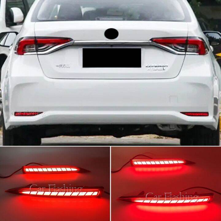 2PCS For Toyota Corolla Altis 2019 2020 2021 2022 LED Rear Fog Lamp ...