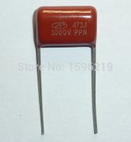 20pcs CBB capacitor 472 1000V 472J 1KV 4700pF 4.7nF P15 CBB81 Metallized Polypropylene Film Capacitor