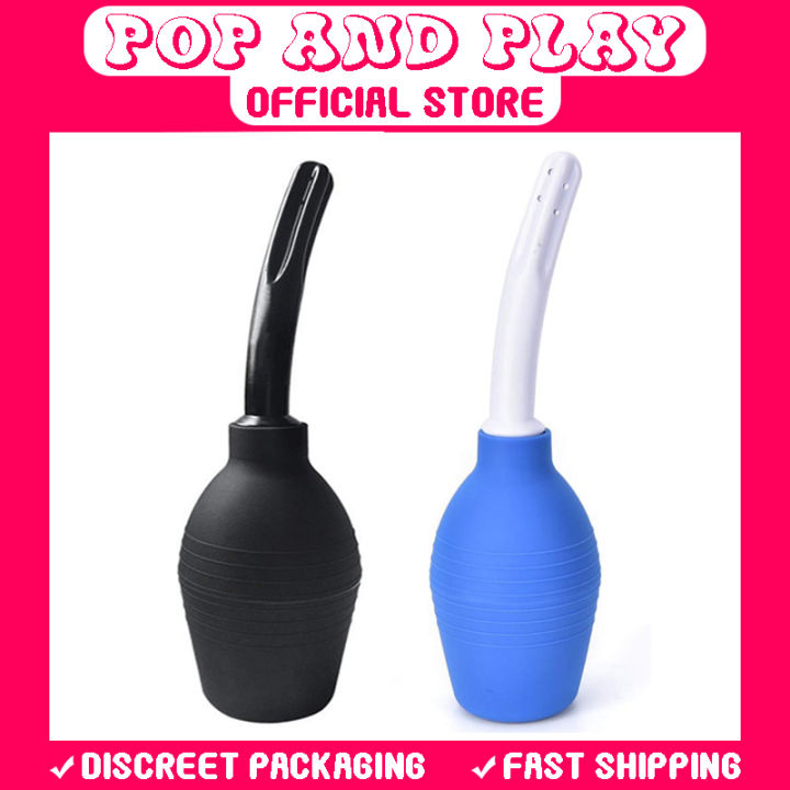 Pop And Play 310ml Anal And Vaginal Bulb Douche Colonic Irrigation Enema Rectal Syringe Cleaner 6623