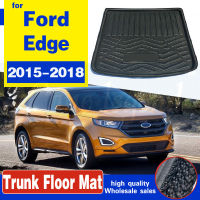 [unji]พรมกันน้ำอุปกรณ์ปกป้องป้องกันพื้นรถบรรทุกสำหรับ Ford Edge 2015 2016 2017 2018แผ่นรองกระโปรงหลังรถอุปกรณ์เสริมรถยนต์