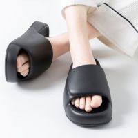 【CW】 2023 New Men Thick Platform Slippers Soft Sole Eva Indoor Slides Men  39;s Sandals Non-Slip Flip Flops