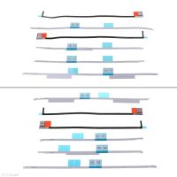 แถบกาวหน้าจอ Lcd A1418 A1419สำหรับหน้าจอ Imac Lcd เทปกาวสติกเกอร์ X6ha