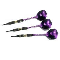 3pcs / set of 18g professional electronic soft darts dart box darts purple dart shaft