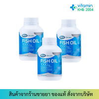 (3 ขวด)Mega We Care Fish Oil 1000mg 100 แคปซูล น้ำมันปลา