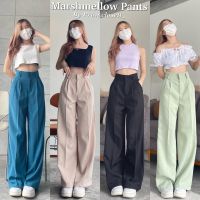 (ลด 25 Code : PRIMNOV) Marshmellow Pants กางเกงขายาว กางเกงเอวสูง กางเกงทรงกระบอก by Prim.closett