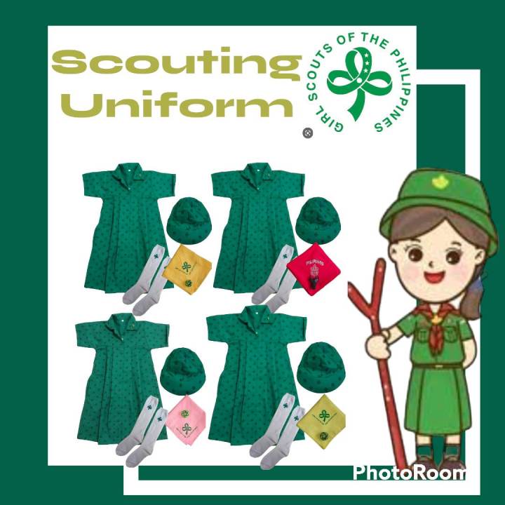 1CF'S NEW GIRLS DRESS SCOUTING/TYPE A TWINKLER SCOUT SET | Lazada PH