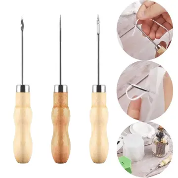 3X Leather Sewing Awl Tool Shoe Repair Hole Maker Craft Stitch
