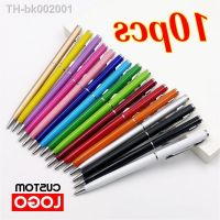 ☫ 10 Pcs Metal 2-in-1 Stylus Ballpoint Pen Custom Logo Wholesale Hotel Advertising Gift Pen Office Supplies Text Engraving