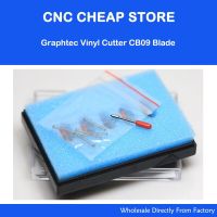 ใบมีดพล็อตเตอร์คุณภาพสูง 5 x 45 องศาตัดสําหรับ Graphtec CB09 Plotter Vinyl Cutter จัดส่งฟรี