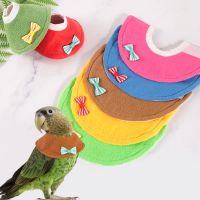 Bowknot Parrot Collar Recovery Collar Anti-Biting Pecking Injury Elizabeth Protective Collar For Birds Cloak Pets Warm Clothes