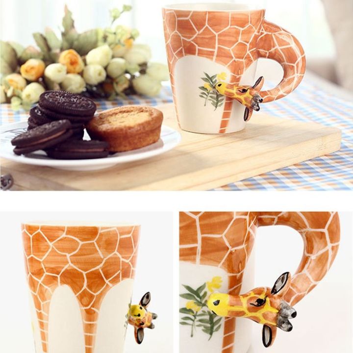 creative-gift-ceramic-coffee-milk-tea-mug-3d-animal-shape-hand-painted-animals-cup