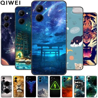 For Realme C33 Case Phone Cover Soft TPU Silicone Cases for Realme C33 4G 2022 Back Cover C 33 6.5 Black Bumper Coques Shells Electrical Connectors