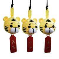 Rear View Mirror Accessories Auto Tiger Interior Pendant Decorative Automotive Suspension Charm for Vehicles Home Bag show