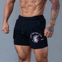 （Ready Stock）? 2023 Summer New Mens Sports Leisure Running Gym Training Cotton Shorts Distribution YY