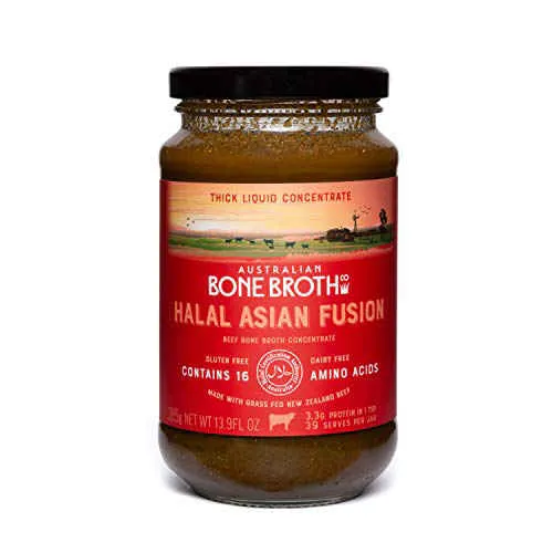 Halal Beef Bone Broth Concentrate Certified Halal Asian Fusion Great