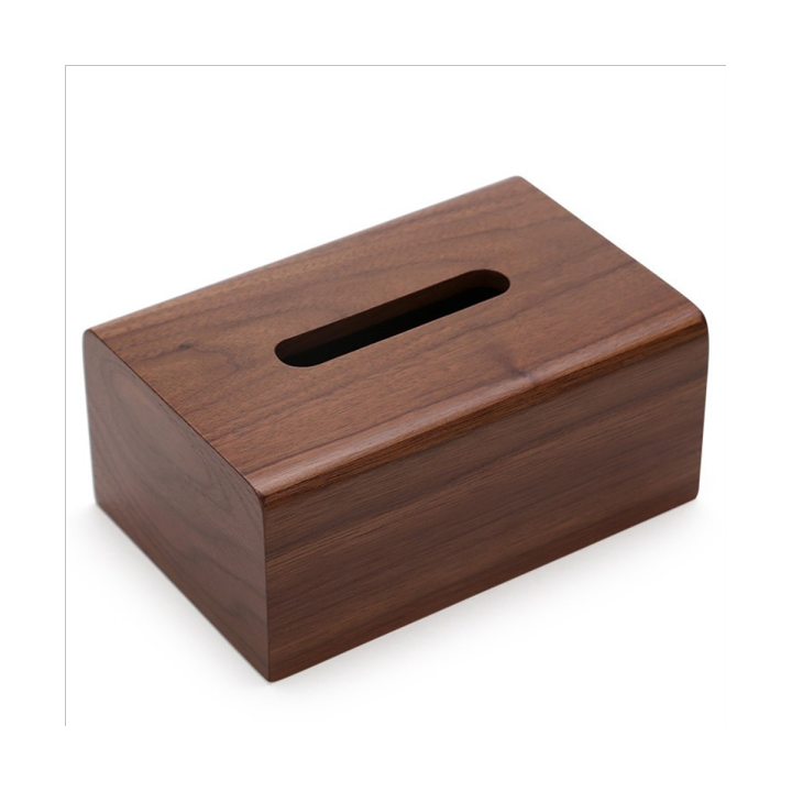 1 PCS Wood Toilet Paper Holder Wooden Wall Mount Toilet Paper Holder