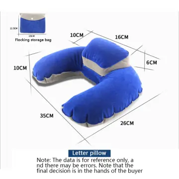 Inflatable top bolster pillow