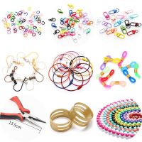 Accessories Parts Collection Lobster Clasp KeyChain Jump Rings Ear Hooks Jewelry Pliers For Handmade DIY Jewelry Making Tool