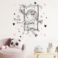 【HOT】 New FX-D362 Swinging Childrens Room Decoration Sticker Self-adhesive