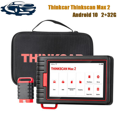 เครื่องสแกน Gratis Ongkir ThinkCar Thinktool Max 2 OBD2สแกนเนอร์ระบบเต็มสแกนเนอร์ OBD2 AF DPF IMMO 28รีเซ็ตการเข้ารหัส ECU 87Tixgportz