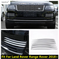 สำหรับ Land Rover Range Rover 2018-2021รถด้านหน้าไฟตัดหมอกโคมไฟคิ้วเปลือกตาแถบปกตัด ABS โครเมี่ยมอุปกรณ์ภายนอก