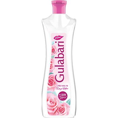 Dabur Gulabari Premium Rose Water with No Paraben for Cleansing and Toning, 250ml EXP 2025