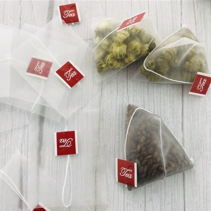 100pcs Empty Tea Bag Durable Nylon Transparent Empty Tea Bags Herbs  Strainer Filter Loose Paper with Drawstring 6.5 * 8 : Amazon.co.uk: Home &  Kitchen