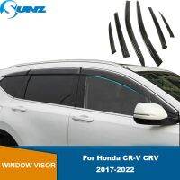 แผงกันลมติดกระจกรถยนต์สำหรับ Honda CR-V CRV 2017 2018 2019 2020 2021 2022ที่บังแดดคิ้วกระจกรถรถยนต์