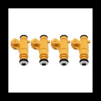 4Pcs Fuel Injector Nozzles for Porsche Cayenne 8CYL TURBO 955 4.5L V8 2003-2006 0280156102