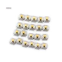 ERDU 20pcs 4x4x3mm Micro กันน้ำทองแดงสัมผัส TACT TOUCH PUSH button SWITCH