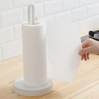 ◐♞❧ Round Roll Paper Towel Stand Countertop organizer Bathroom Toilet Tissue Storage Rack Kitchen Napkins Holder Table Tool