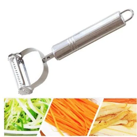 2 in 1 Multi-functional Fruit and Vegetable Peeler Stainless Steel ...