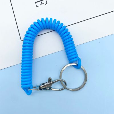 1PC Cord Accessories Rings Phone Mobile Hold Keychain Spring Key Chain Rope