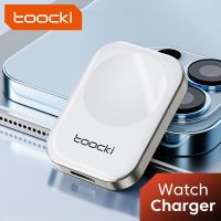 ﹉✗ Toocki USB C Wireless Charger for IWatch 7 6 SE 5 Protable USB Charger Charging Dock Station For Apple Watch Type C Watch Charge