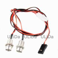 2x RC On-Road Car LED Night Parts 5mm headlamps headlights LED light Futaba RC Parts